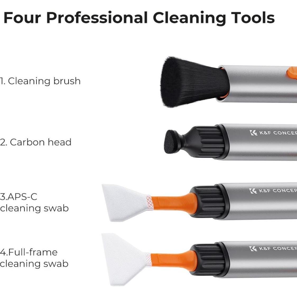 Thumbnail - K&F Concept Cleaning Pen Kit SKU.1898, Kamerareinigung