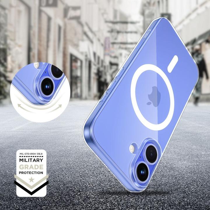 Produktbild Tech-Protect Etui FlexAir MagSafe na iPhone 16 - przezroczyste (Apple iPhone 16)