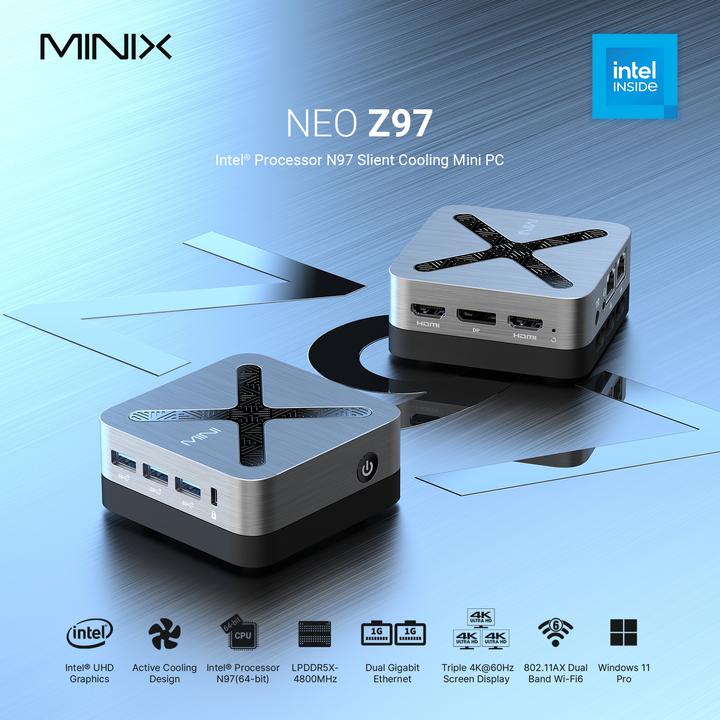 Produktbild Minix NEO Z97 (Intel N97, 12 GB, 512 GB, Intel UHD Graphics)