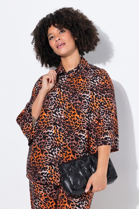 Immagine prodotto Angel of Style Bluse, Boxy-Fit, Leo-Muster (50)