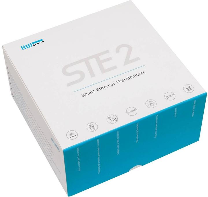 Produktbild HW Group HWgroup Temperatur-Sensor SNMP, WLAN, PoE HWg-STE2-R2-Kit