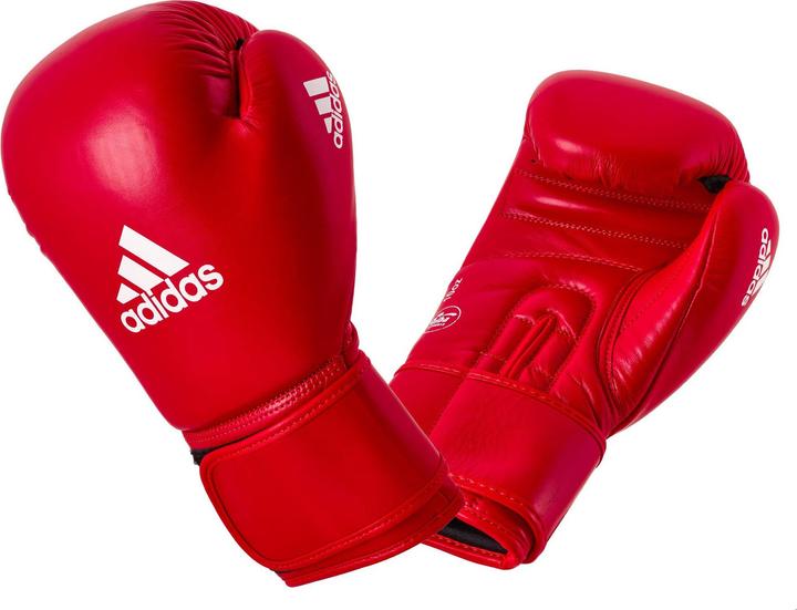 Immagine prodotto Adidas Guanti da boxe Velcro IBA Guanti da boxe rossi 12oz (12 OZ, Taglia unica)