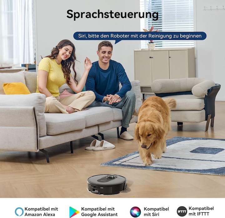 Image du produit Proscenic Q8 Saugroboter mit Wischfunktion (Robot d'aspiration et de nettoyage)