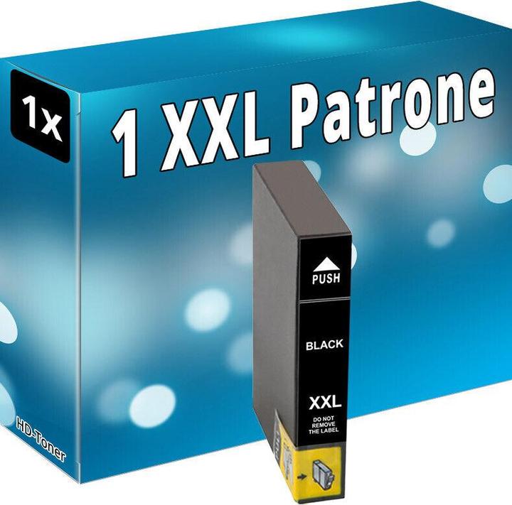 Actual product image Druckfuxx TINTE PATRONE für EPSON SX420W SX425W SX435W BX305FW B42WD BX535WD WF3010DW bk