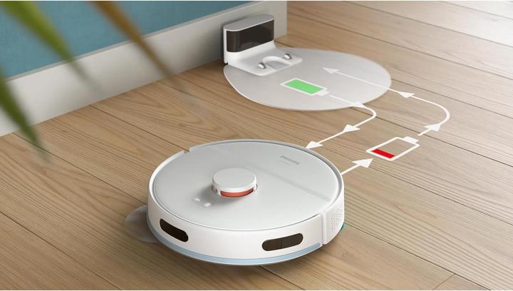 Actual product image Philips HomeRun 2000 Series Robot Vacuum with Mopping Function (6000 Pa, Wiping cloth)