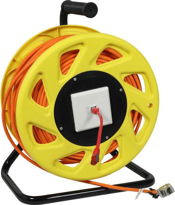 Produktbild Synergy 21 Kabeltrommel CAT6A 90m CAT7A Rohkabel S-STP S/FTP mit 2x Buchsen RJ45 LSZH - Kabel - Netz (S/FTP, CAT7a, 90 m)