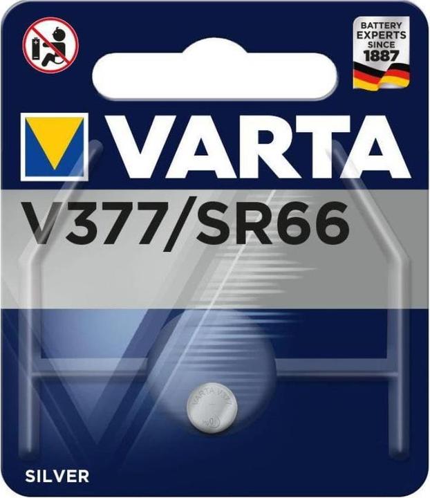 Actual product image Varta Watch V377 (1 pcs., SR66, 27 mAh)