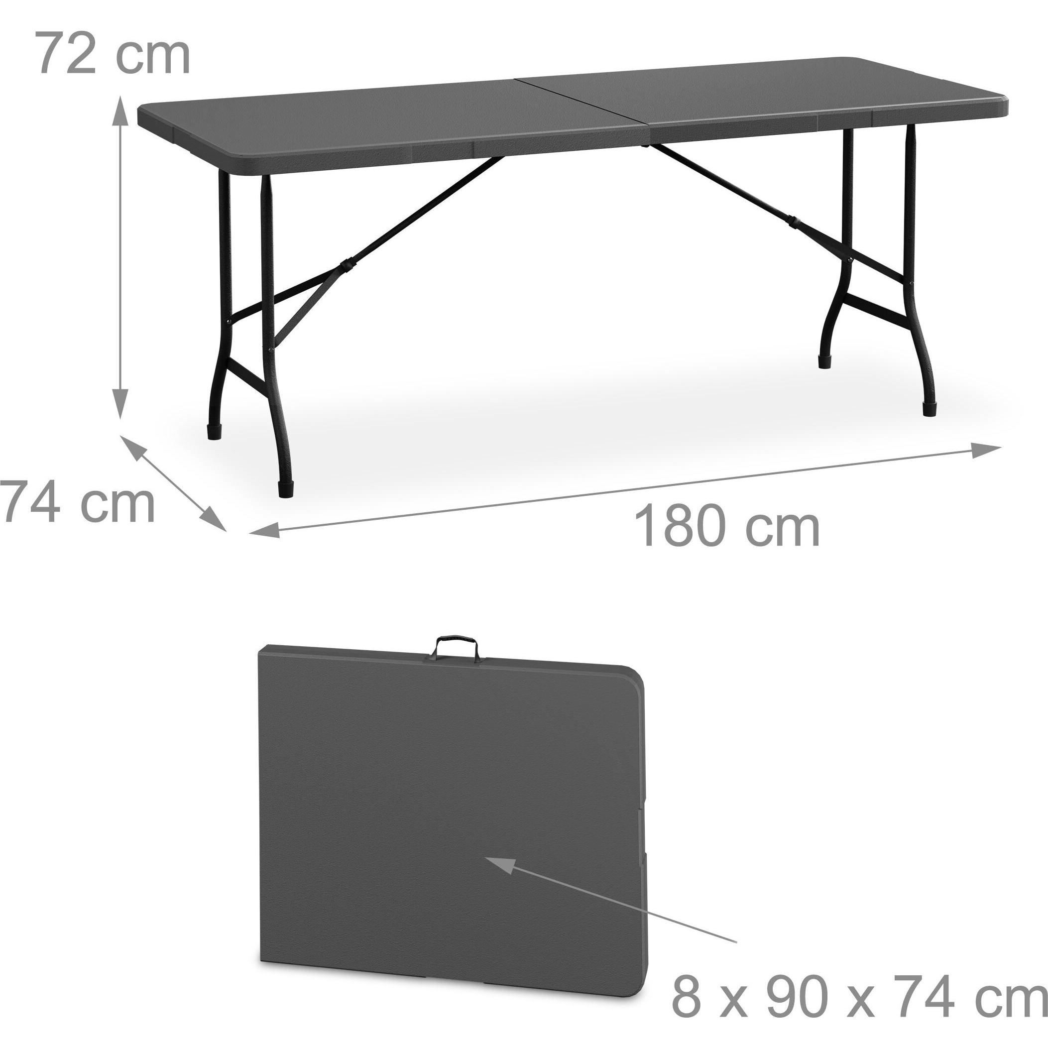 Thumbnail - Relaxdays, Gartentisch + Balkontisch, Gartentisch (180 cm)