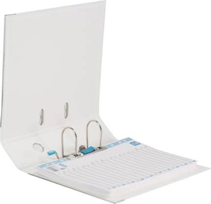 Actual product image Elba Folder smart PP paper, spine width: 80 mm, white DIN A4, cover outside PP (A4, 80 mm, 1 Piece)