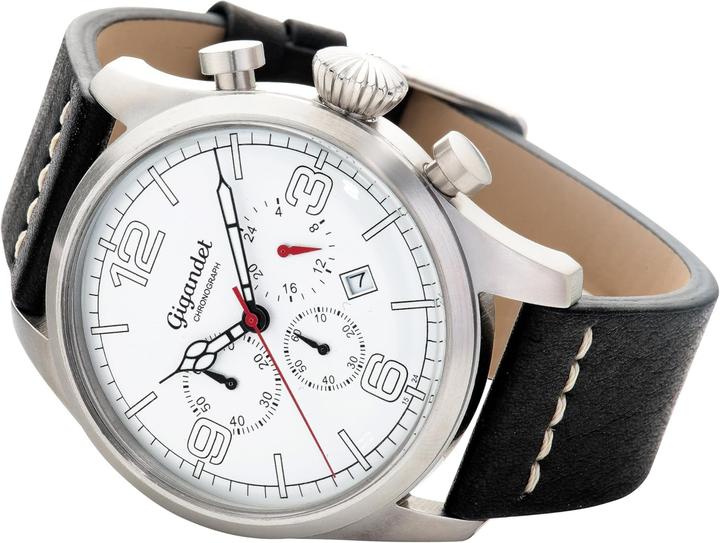 Produktbild Gigandet Analoge Sportuhr mit Chronograph und wasserdichter Edelstahlarmband (Analoguhr, Chronograph, Sportuhr)