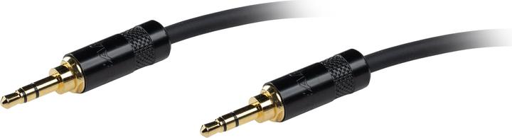 Image du produit Fuj Tek 3.5 mm TRS audio cable, 0.5 m, black (0.50 m, Câble AUX)