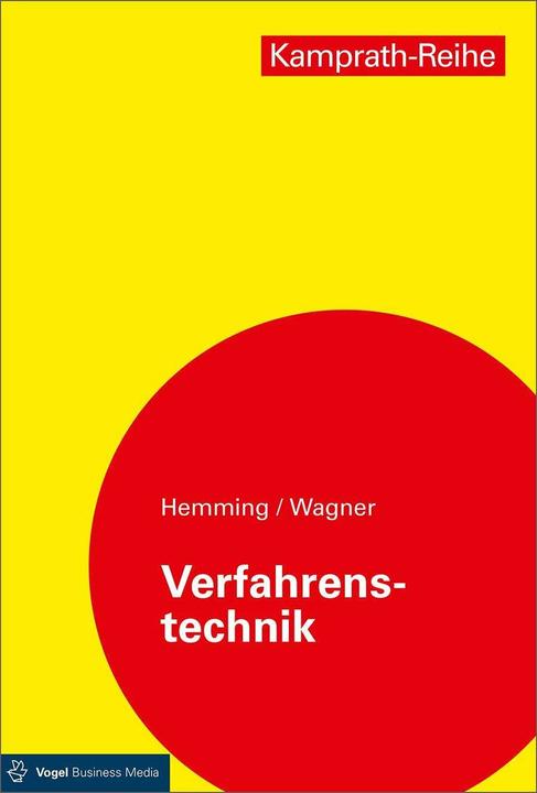 Produktbild Verfahrenstechnik (Deutsch, Walter Wagner, Werner Hemming, 2017)