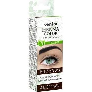 Venita Henna Color Powder Powder Henna For Eyebrows 4.0 Brown 4G (35587386)