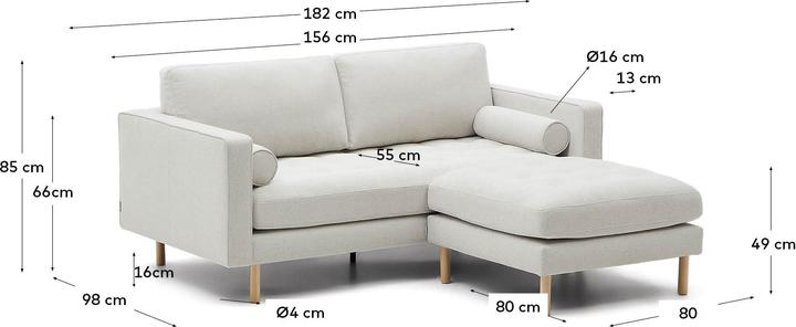 Produktbild Kave Home Debra (2-Sitzer)