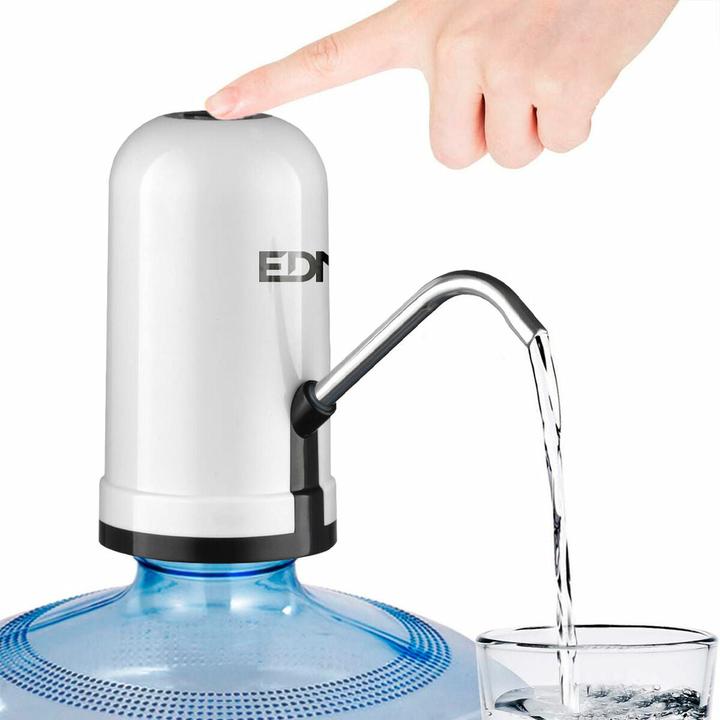 Actual product image EDM Automatic rechargeable water dispenser 76753 ø 9 x 19 cm Electronic water dispenser