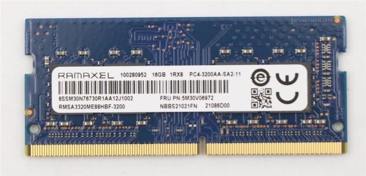 Actual product image Lenovo SoDIMM,16GB,DDR4,3200,Ramaxel (3200 MHz, DDR4-RAM, SO-DIMM)