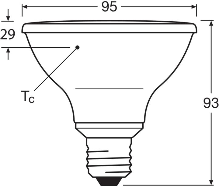 Produktbild Ledvance LED-Reflektorlampe (E27, 10 W, 633 lm, 6 x, G)