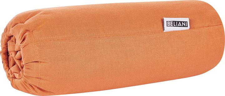 Produktbild Beliani Spannbettlaken Baumwolle orange 140 x 200 cm JANBU (140 x 200 cm)