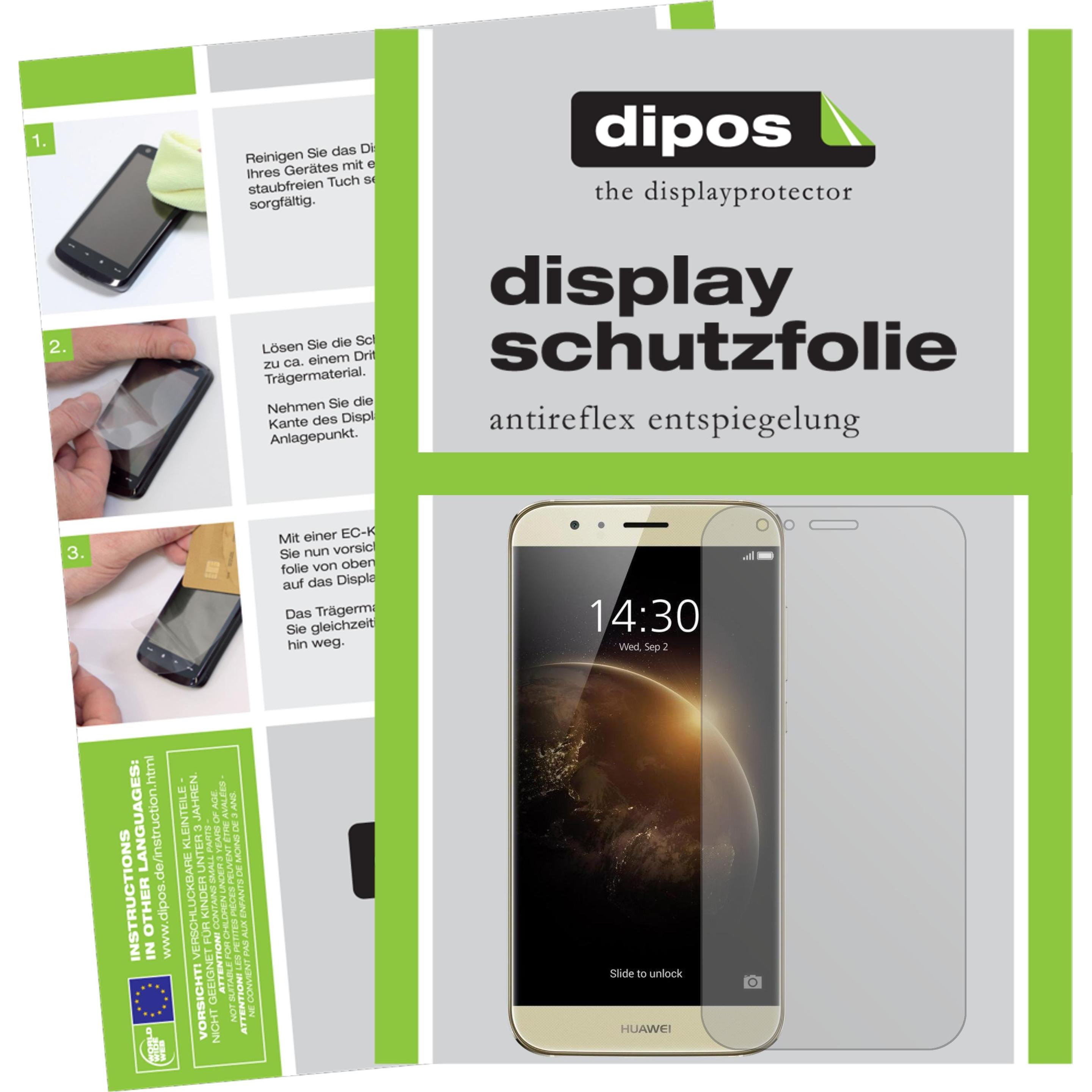 Dipos Displayschutzfolie Antireflex (6 Stück, Huawei GX8), Smartphone Schutzfolie, Transparent