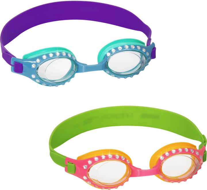 Actual product image Bestway Decorative swimming goggles 21101 mix price for 1 piece