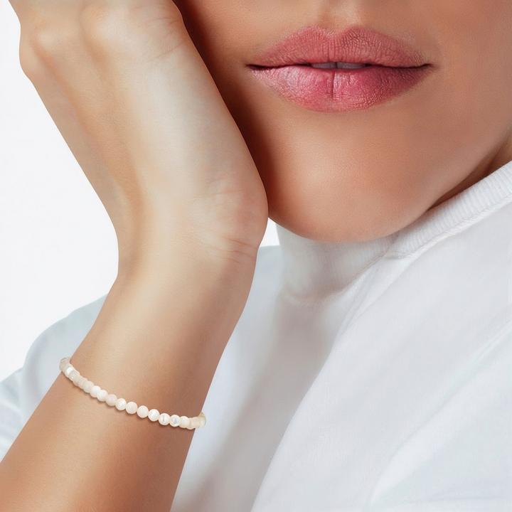 Immagine prodotto Glanzstücke München Bracciale da donna - 36334 (22 cm, Argento, Placcato in oro giallo 14 carati)