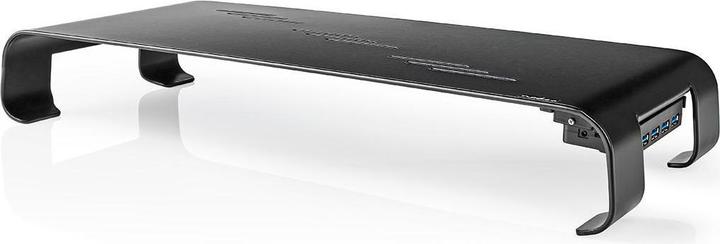 Image du produit Nedis ERGOMFSU3400BK - Ergonomický Multifunkční Stojan | Rozbočovač USB 3.0 | 4portový | Černý