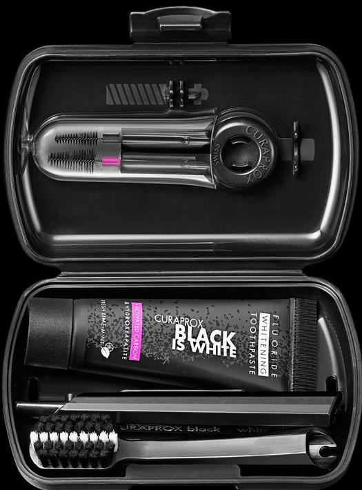 Curaprox Travel Set Black is White (Soft, 1 x)