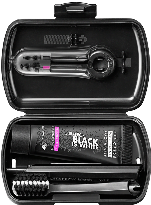 Curaprox Travel Set Black is White (Weich, 1 x)