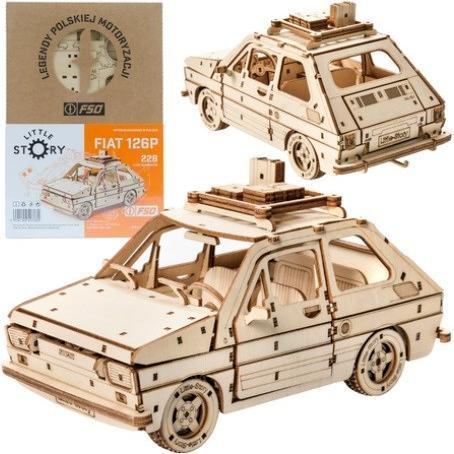 Nice Idea Puzzle wood3D FSO Fiat 126p E005 07880