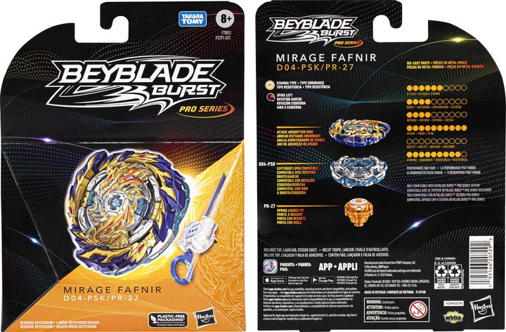 Actual product image Hasbro Bey Ps Mirage Fafnir (Multilingual)