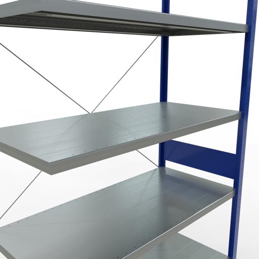 Produktbild Schulte Lagertechnik Stecksystem Anbauregal MULTIplus250 mit Kreuzstrebe