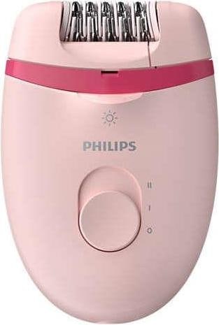Philips Corded Compact Epilator BRE285/00 Satinelle Essential Baltas/Rožinė, Corded