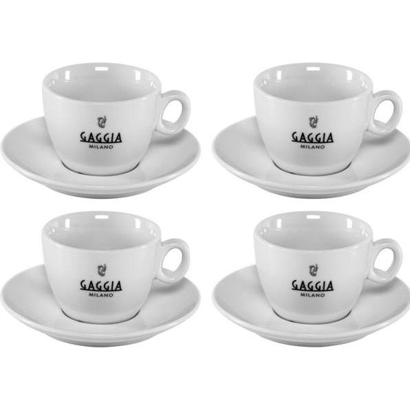 Gaggia Set di tazze da cappuccino Milano 4 pezzi, Tazza