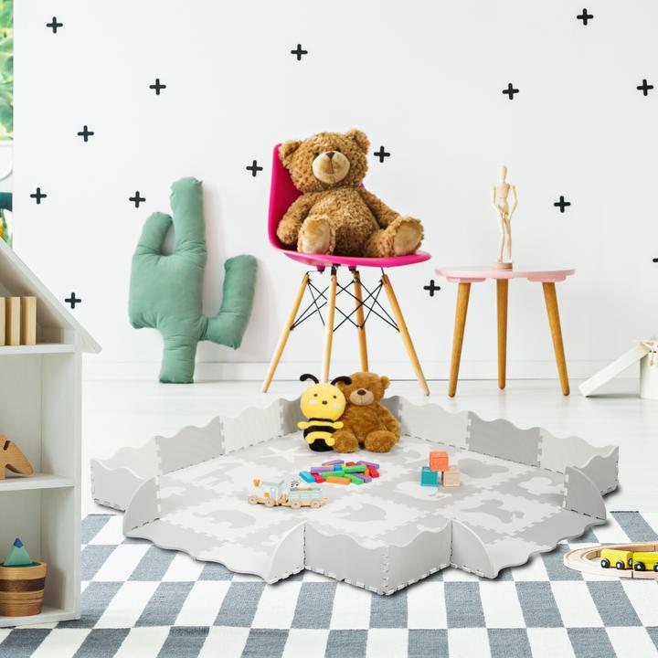 Actual product image Relaxdays 36-piece play mat (145 x 145 cm)