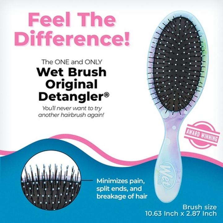 Actual product image Wet Brush Original Detangler Colourwash Splatter -