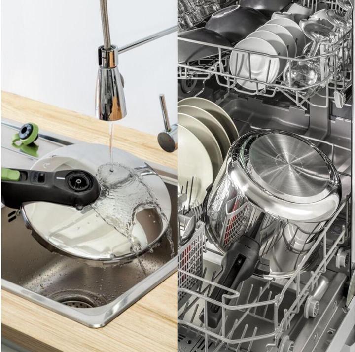 Produktbild Tefal Secure Trendy Schnellkochtopf (22 cm, Kochtopf, Edelstahl)