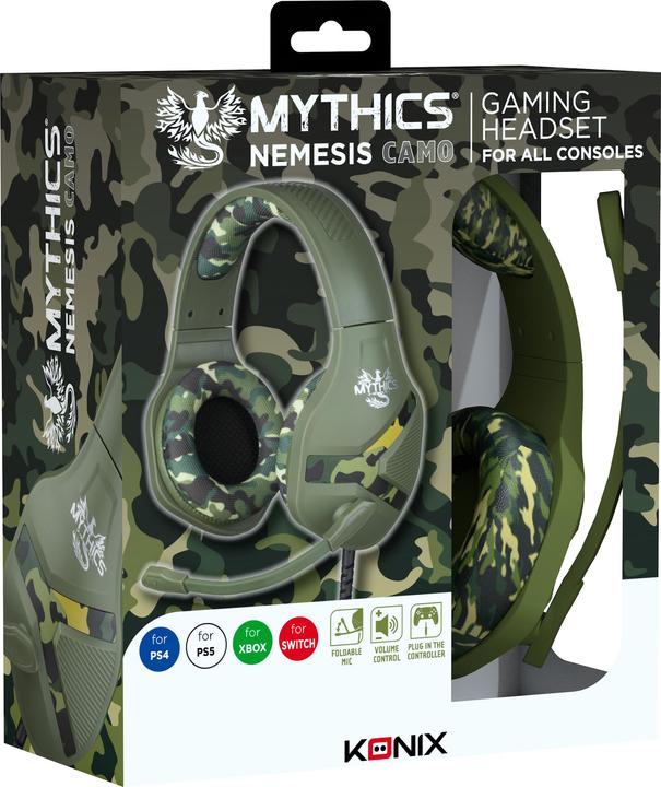 Produktbild Konix Casque Nemesis camouflage - Mythics (Kabelgebunden)