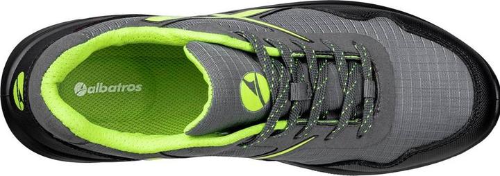 Image du produit Albatros DRIFTER GREEN LOW S1P SRC 648730809000045 Chaussures basses de sécurité Taille (UE) : 45 Noir (S1P, 45)