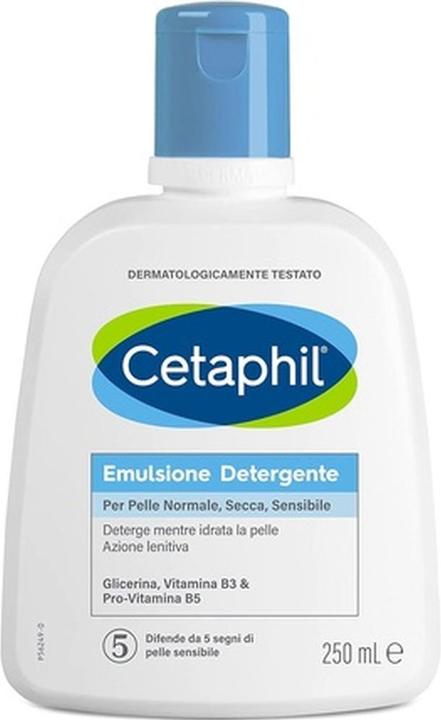 Cetaphil Fluid Cleansing Emulsion Moisturising Face and Body Cream for Sensitive Dry and Tolerant Skin Fragra (Reinigungsmilch, 250 ml)
