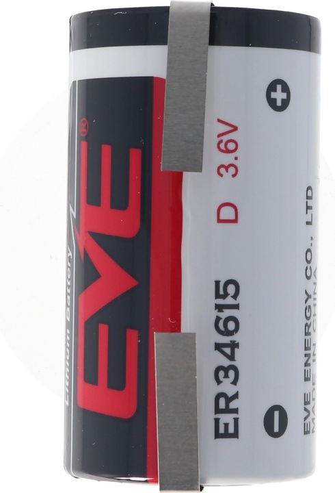 Produktbild Eve Batterie Batterie ER34615 D S, ER34615DSEVE, mit Lötfahnen in U-Form (1 Stk., D, 19000 mAh)