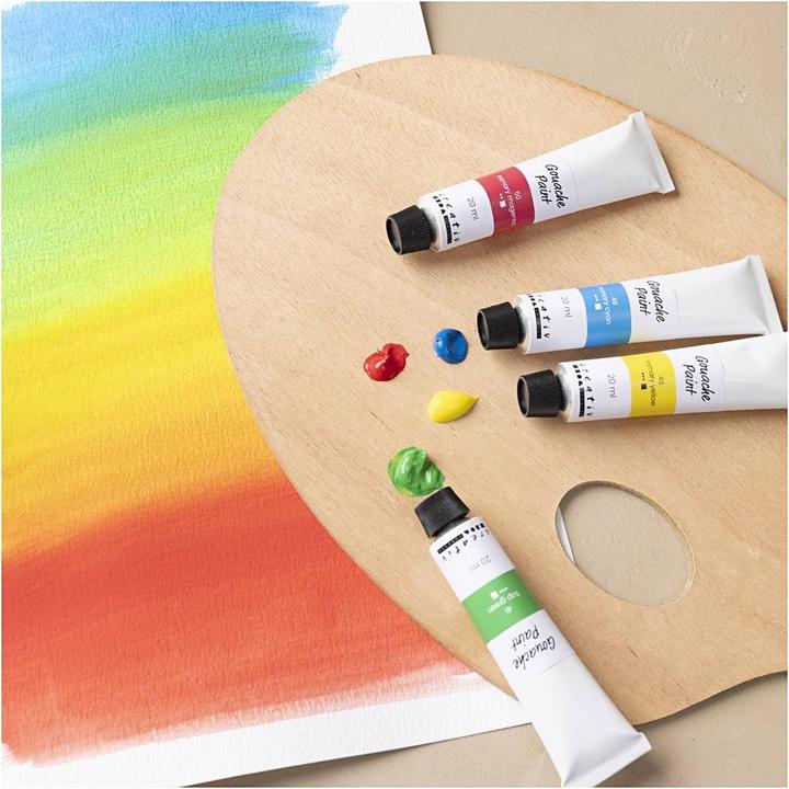 Creativ Company Gouache Paint - standard colours - 6x20 ml (35600) (20 ...