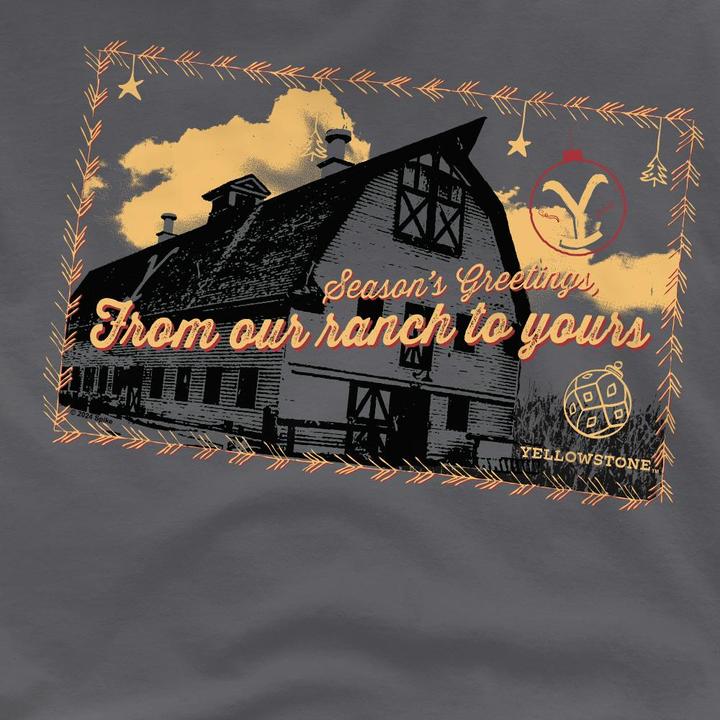 Produktbild Yellowstone Seasons Greetings From The TShirt weihnachtliches Design (3XL)