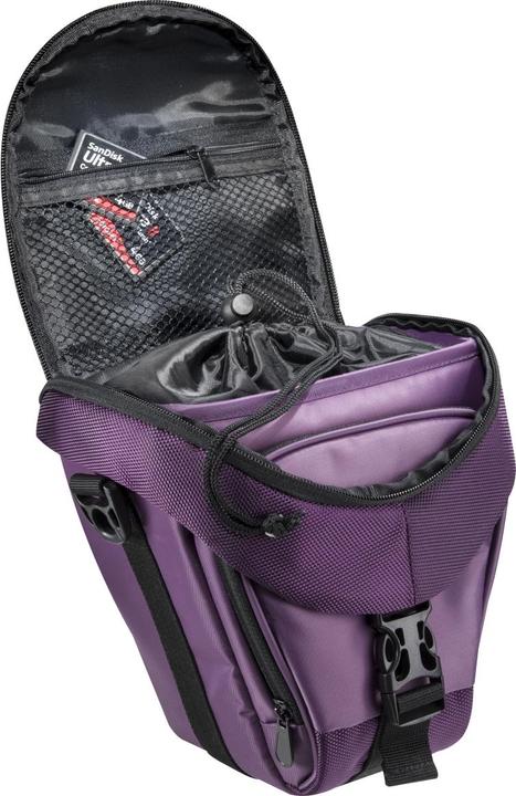 Immagine prodotto mantona Premium Colt Bag viola (Borsa a tracolla per fotocamera, Kamera Bereitschaftstasche)