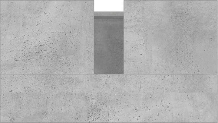 Immagine prodotto vidaXL Badschrank Betongrau 58 x 33 x 60 cm Holzwerkstoff (58 x 33 x 60 cm)