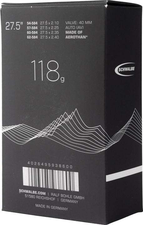 Produktbild Schwalbe AV 14AE+ Aerothan TPU (Schrader (AV), 27.5", 40 mm)
