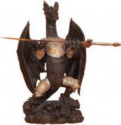 Image du produit IKO Dragon avec armure + épée en métal h = 29cm