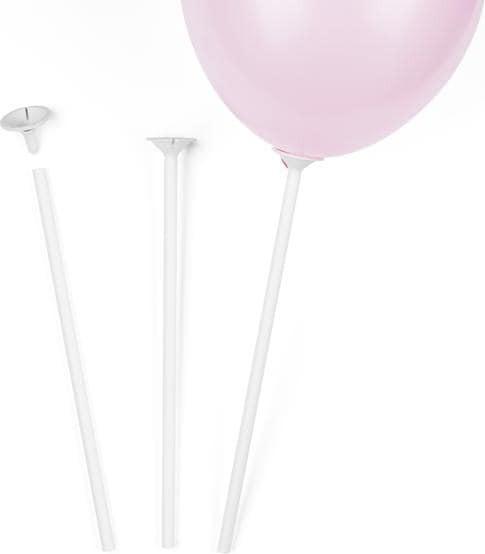 Actual product image Partydeco 100er-Set Weiss, 30 cm (100x)