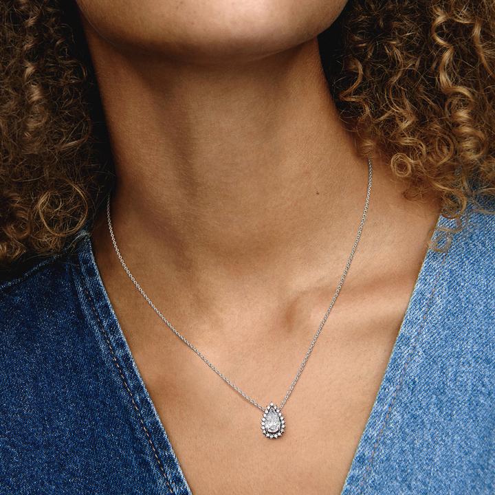 Immagine prodotto Pandora Collana con corona di pere scintillanti (Argento 925, 45 cm)
