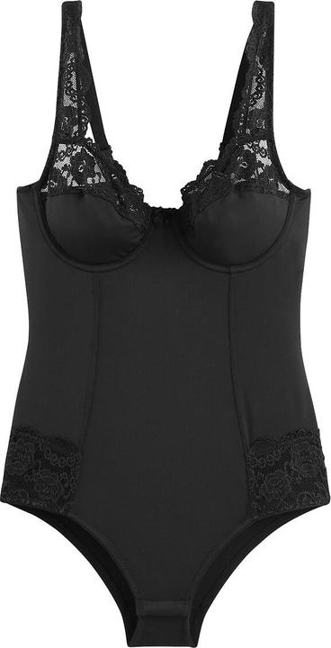 Produktbild La Redoute Collections Body aus Mikrofaser mit Spitzendetails (75 B)