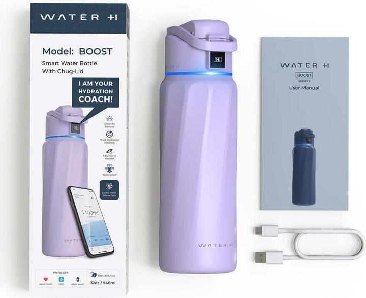 Productafbeelding WaterH BOOST kan deksel - paars (32oz./946ml) (0.95 l)